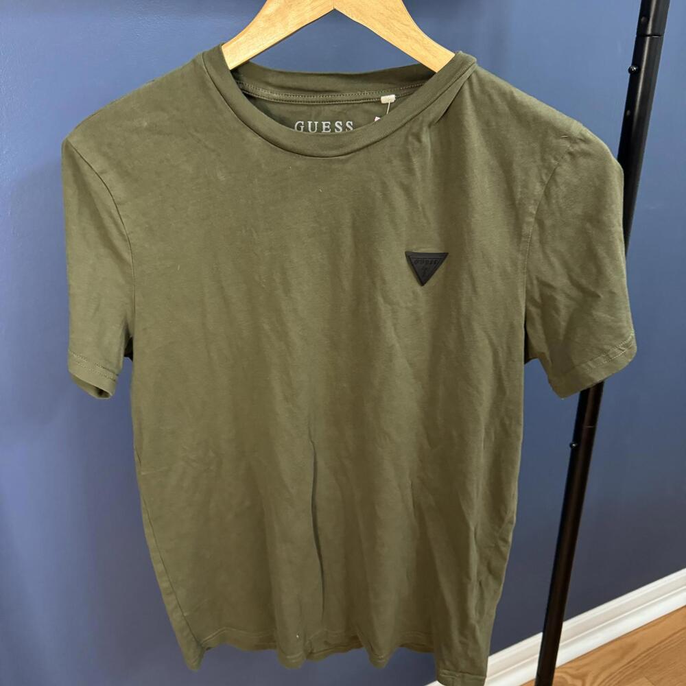Guess Los Angeles - Mens T-Shirt - Small - Green